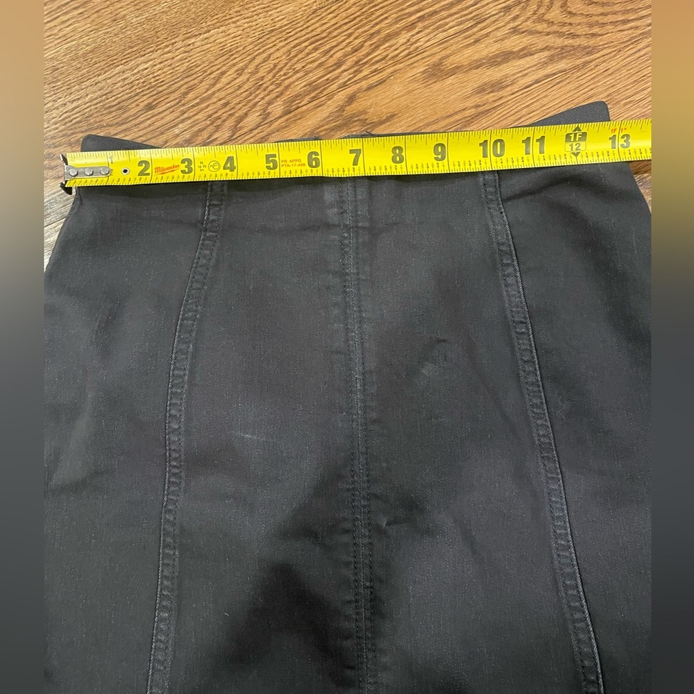 Free People Black Jean Skirt - Picture 5 of 6